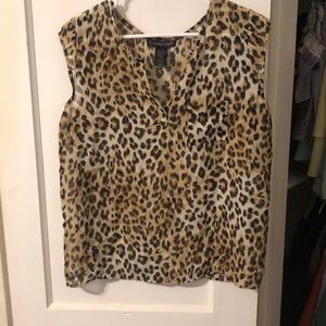 Leopard print blouse